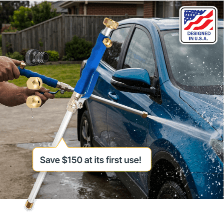 HydroNozzle high-pressure power washer attachment